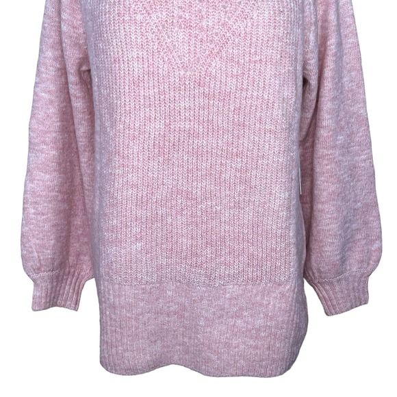 Lauren Conrad Pink Soft Wool Blend Sweater Medium NWT - Picture 3 of 16